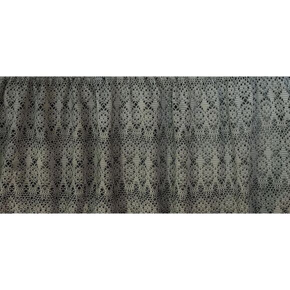 JM Collection New Womens Size XL Green Eyelet Pull-On Boho Chic Midi Skirt - Picture 5 of 8